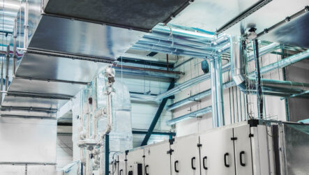 Air handling unit works for George Eliot Hospital NHS Trust